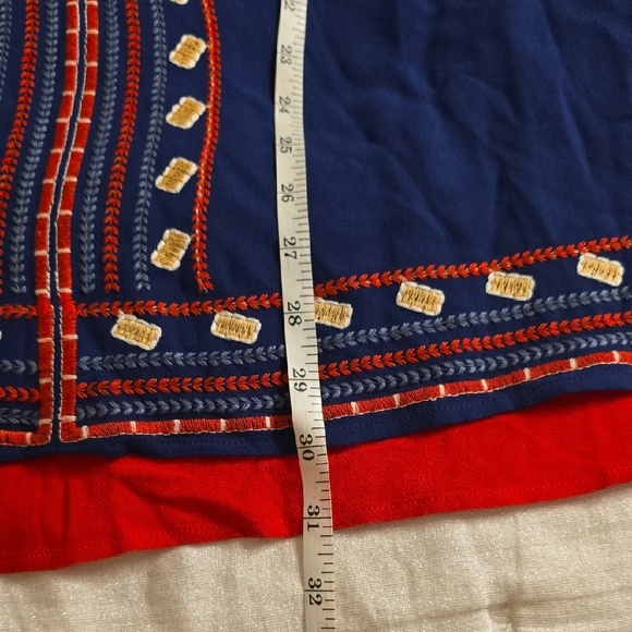 THML Blue and Red Mini Dress - Picture 7 of 14